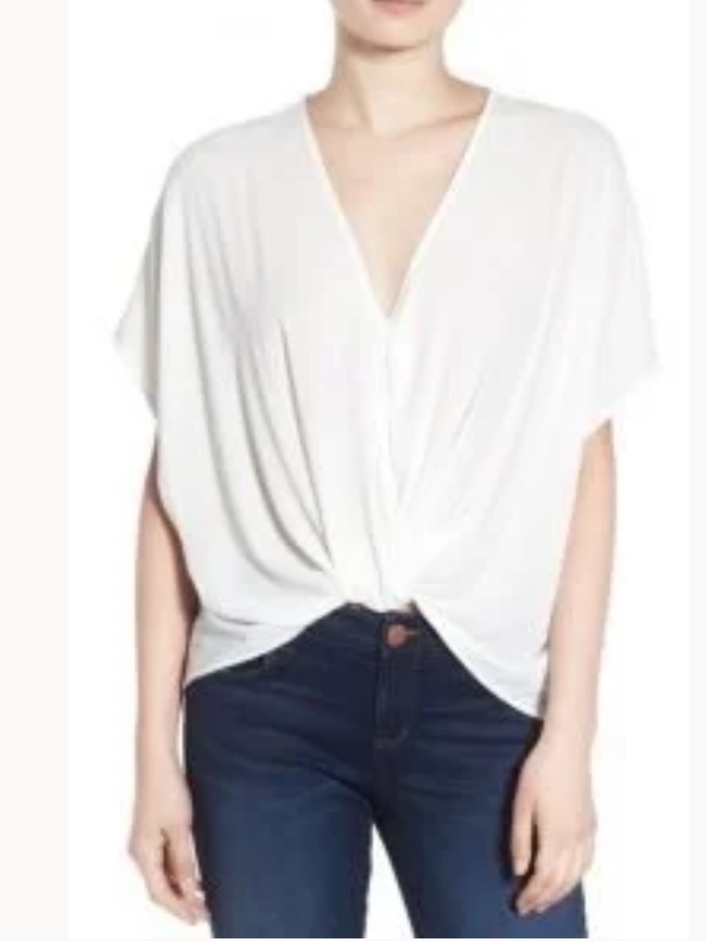 Twist Front Dolman Top